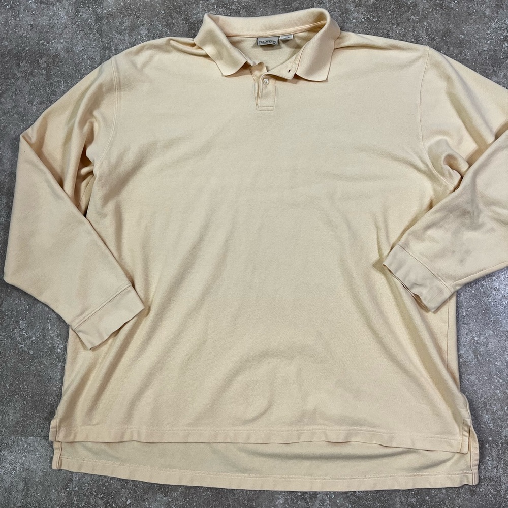 L.L. Bean Men's Long Sleeved Polo Shirt